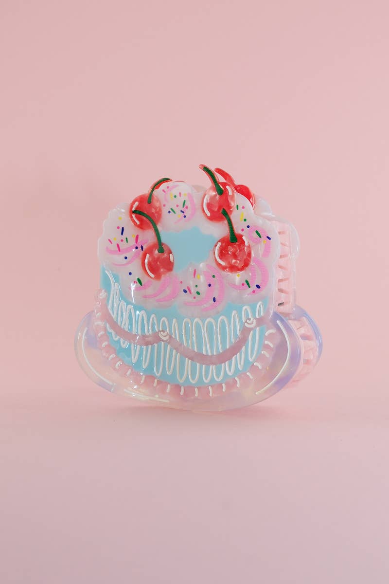 Eat Cake Claw Clip