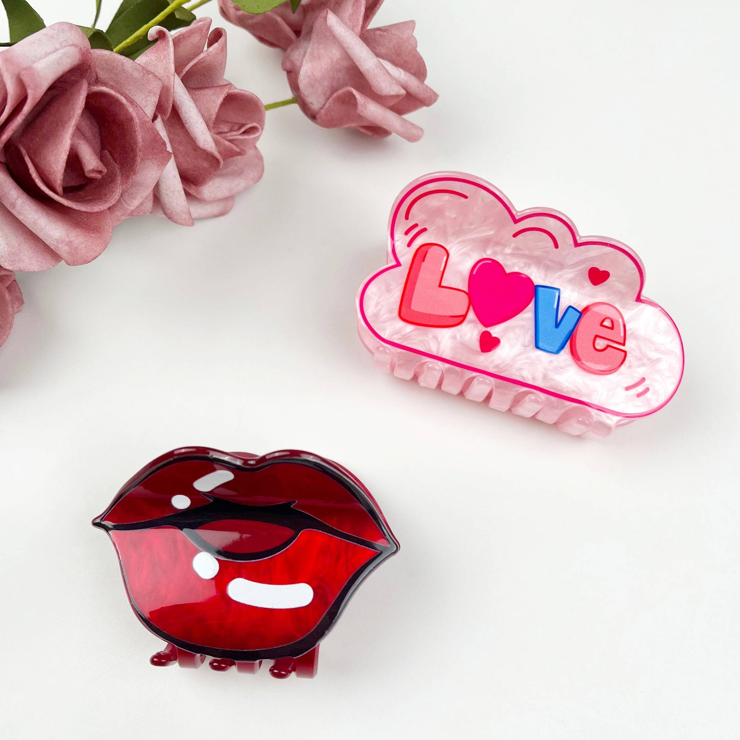 Love & Lips Claw Clips