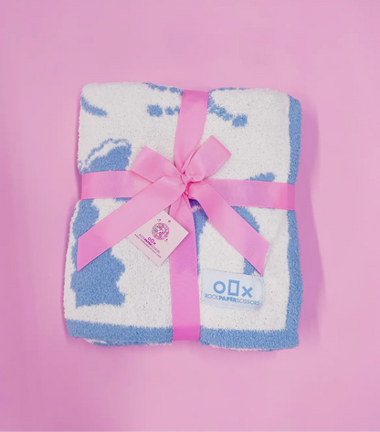 Cozy Plush Bow Blanket