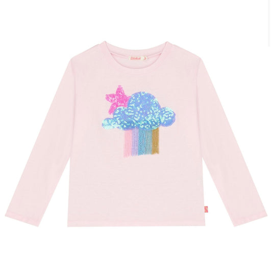 Rainbow Clouds Sequin Top