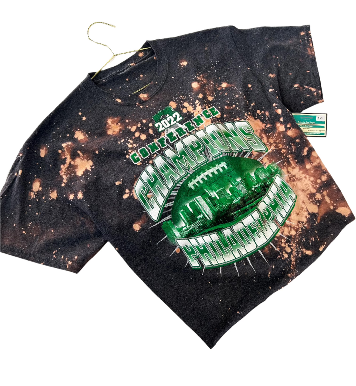 Champions Eagles Bleach-Washed Top