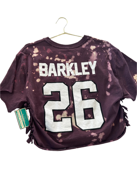 Eagles "Barkley" Knotted Crop Top