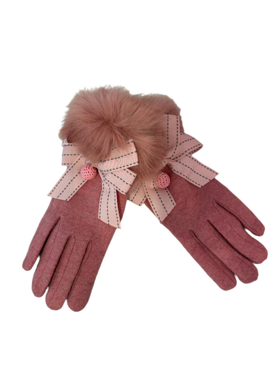 Bows Fur-ever Gloves