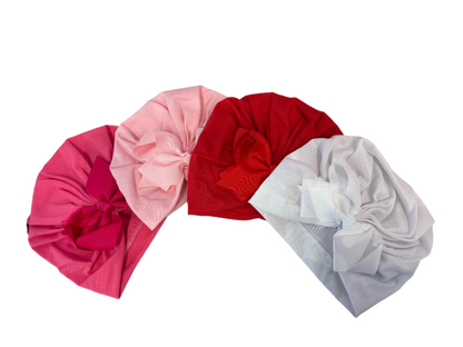 Jersey Girl Bow Turban - Nylon Bow