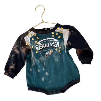 0-3months Eagles Studded Onesie