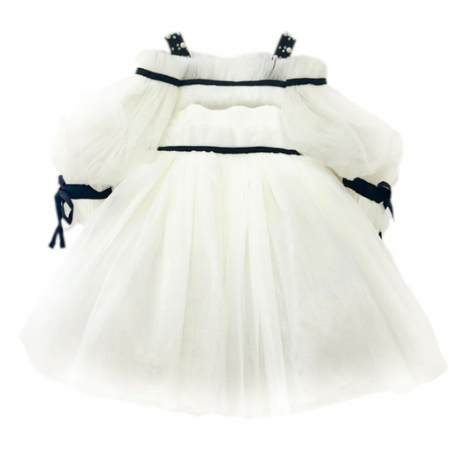 Coco-Ivory Tulle Dress