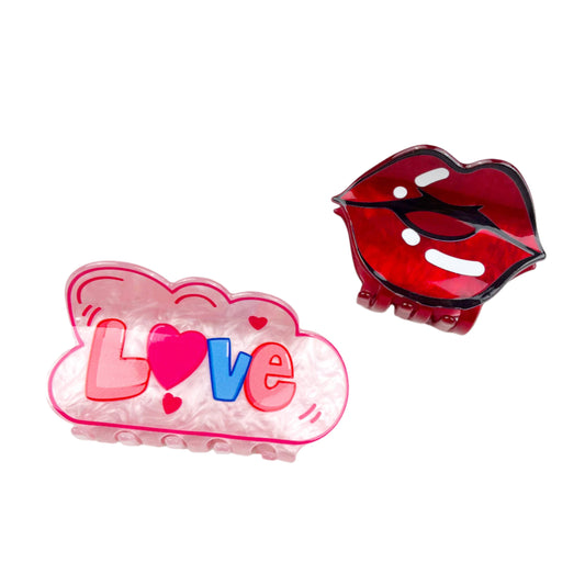 Love & Lips Claw Clips