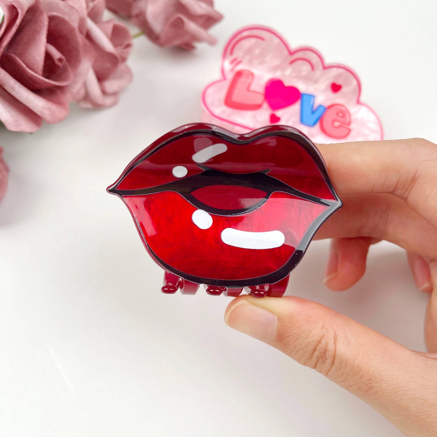 Love & Lips Claw Clips